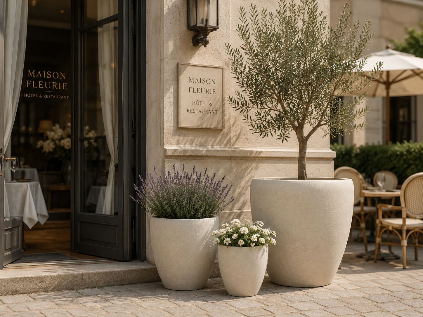 2026 Most Popular Fiber Clay Planter Pots