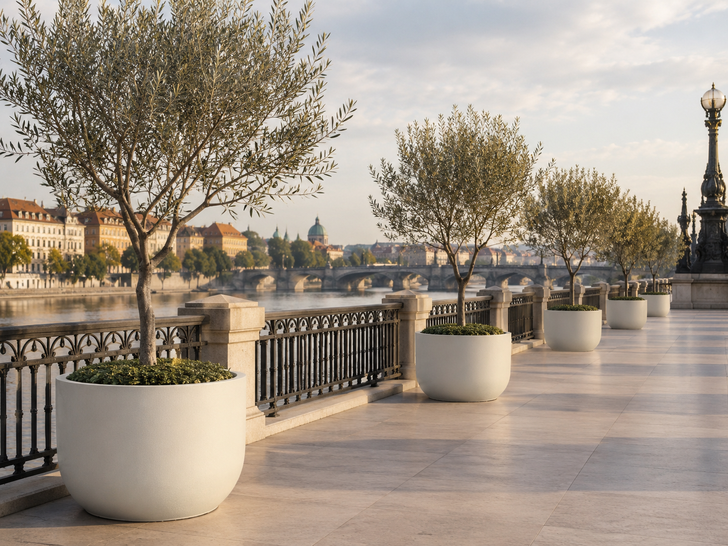 Fiber Clay Planter Pots Manufacturer in China | Wholesale Outdoor Planters