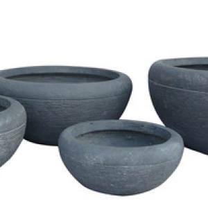 Clayfibre Egg Pots Set of 4 Textured 