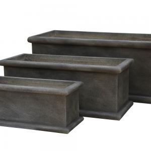 Fiberclay planter Window partition pots sets of 3 Fiberclay planter Window partition pots sets of 3