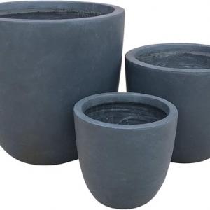 Fiberclay planters Egg Pots Sets of 3 Smooth Finishing Fiberclay planters Egg Pots Sets of 3 Smooth Finishing