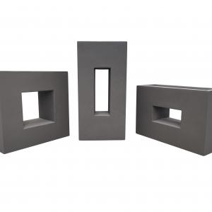 Clayfibre Planters Window Partition KANSAS Beige Color